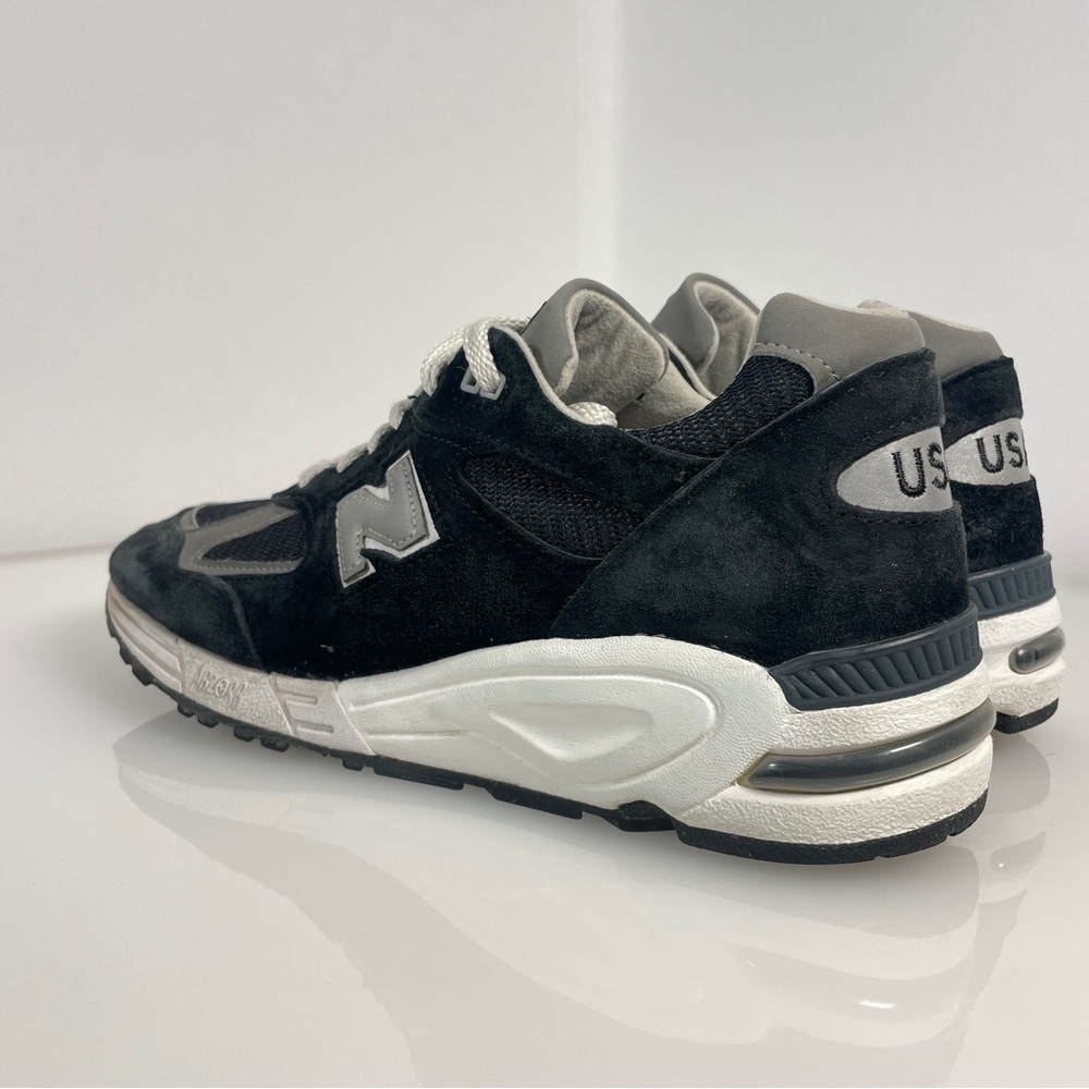 New Balance 990V2 Black Made In USA Lifestyle Sneakers Men's 9 Rare M990BL2 - Picture 5 of 8